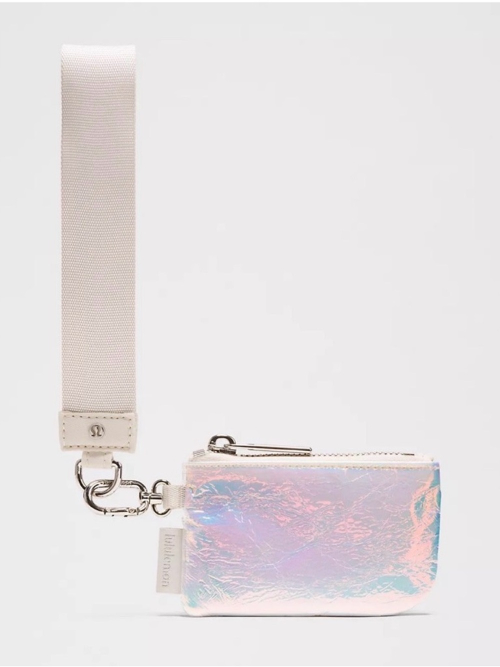 Lululemon Dual Pouch Wristlet Iridescent / Bone NWT - Picture 4 of 6